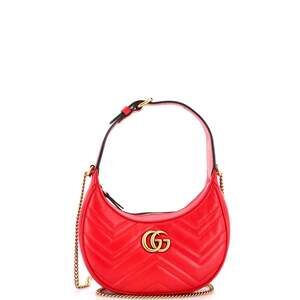 Gucci Gg Marmont Half Moon Hobo #249002G13B